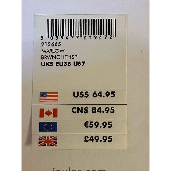 JOULES MARLOW SLIDES SANDALS LEAPORD SZ 7 NWT Read - Picture 11 of 11